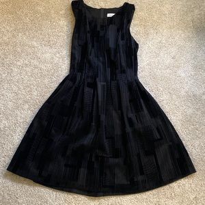 Calvin Klein Velvet Detail Dress